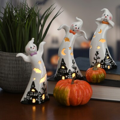 National Tree Company Set of Three Halloween Ghosts (PG11-46C04730)
