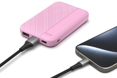 LAX 6600mAh Power Bank, Pink (LX16P)