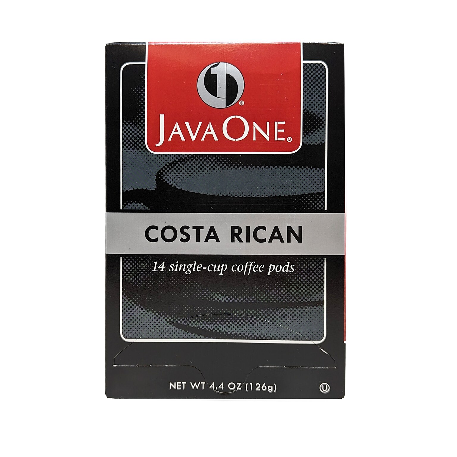 JavaOne Costa Rican Coffee Soft Pods, Medium Roast, 84/Carton (JTC30406CT)