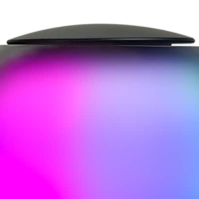 QFX True Wireless Portable Bluetooth Speaker with LED Party Lights & FM Radio, Black (BT-27)