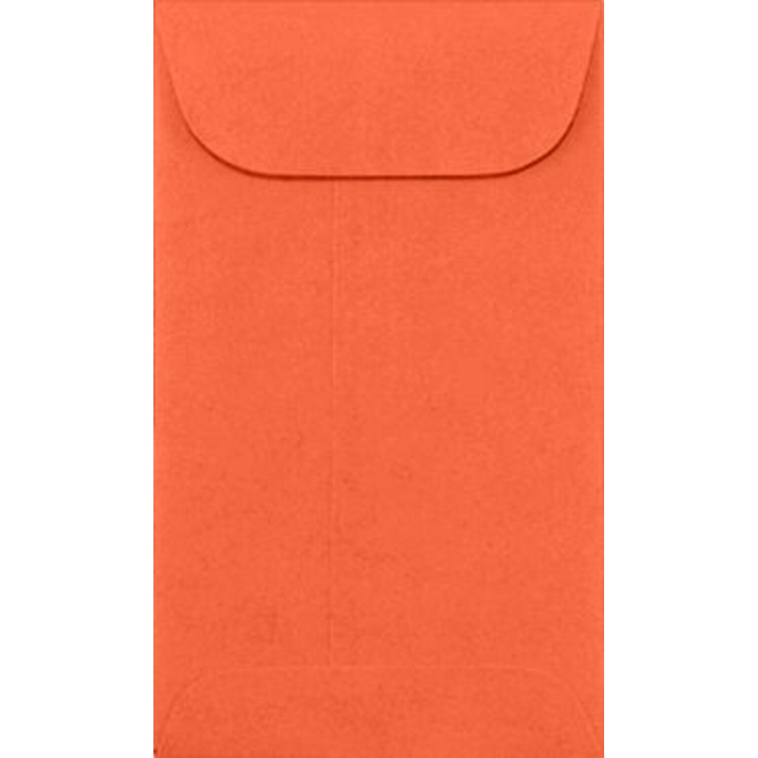 LUX #5 1/2 Coin Envelopes (3 1/8 x 5 1/2) 250/Box, Bright Orange (512CO-BO-250)