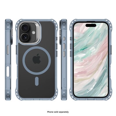 SaharaCase Venture-X MagSafe Phone Case for iPhone 16, Shock Absorbing, Oasis Blue (CP00633)