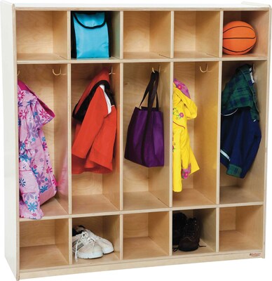 Wood Designs™ Lockers; 5-Sections