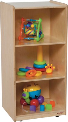 Wood Designs™ Mobile Mini Bookshelf; 3 Shelves