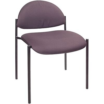 Boss® B9505 Series Fabric Stacking Chair Without Arms; Grey