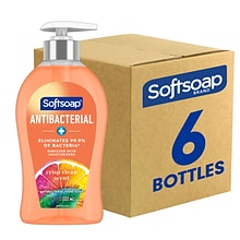 Softsoap Antibacterial Liquid Hand Soap, Crisp Clean Scent, 11.25 oz., 6/Carton (US03562)