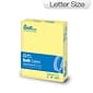 Quill Brand® 30% Recycled Colored Multipurpose Paper, 20 lbs., 8.5" x 11", Canary Yellow, 500 sheets/Ream