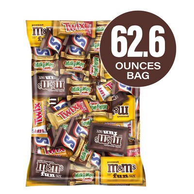 Mars Minis Assorted Milk Chocolate Favorites Variety Bag, 62.6 oz. (220-00016)