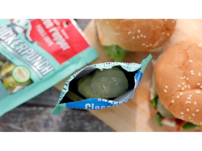 SuckerPunch Gluten Free Sweet Bread and Butter Pickle Snack Packs, 3.4 oz., 12 Packs/Carton (SPPBB-6730)