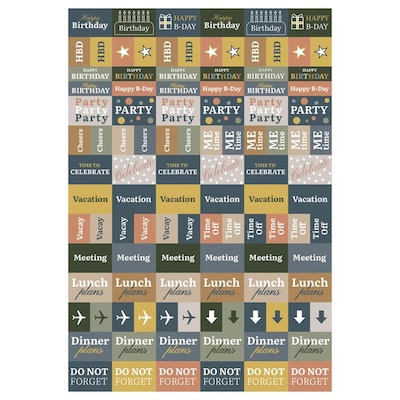 2027 TF Publishing Fleur de Lis 6.5" x 8"  Weekly & Monthly Standard Planner, Paperboard Cover, Multicolored (27-9220)