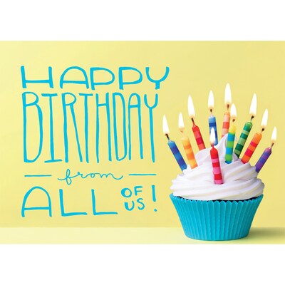 Good Times Birthday Greeting Cards; Stock Verse Included; Boxed Set of 25 Cards and Envelopes