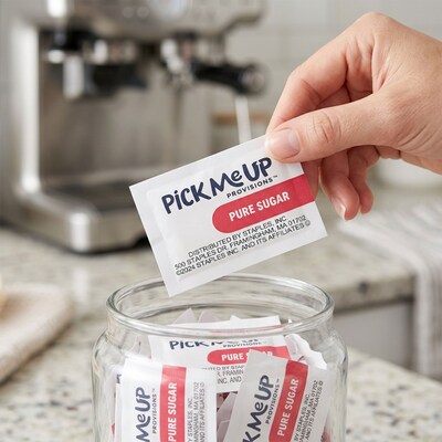 Pick Me Up Provisions™ Pure Sugar, Packets, 2000/Box (PM62431/72101)