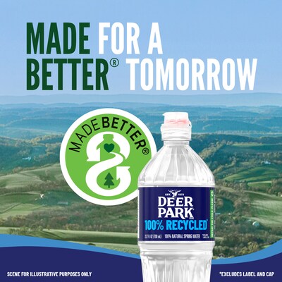 Deer Park 100% Natural Spring Water, 33.8 oz., 15 Bottles/Carton (12222308)