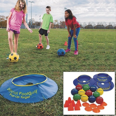 S&S Foot Golf Pro Easy Pack, Assorted Colors, 28/Pack (W14308)