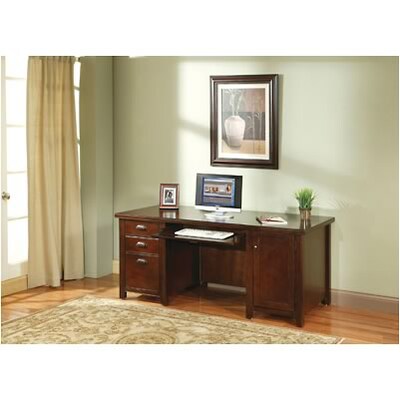 Martin Furniture Tribeca Loft Collection in Cherry Finish; Computer Credenza