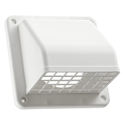 Lambro White 4" Plastic Preferred Hood Vent (224W)