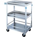 Stainless Steel Utility Cart; Guard Rail
