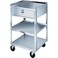 Stainless Steel Utility Cart; Single Drawer