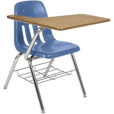 Virco® 9700 Series Tablet-Arm Chair Desk; Blueberry