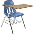 Virco® 9700 Series Tablet-Arm Chair Desk; Blueberry