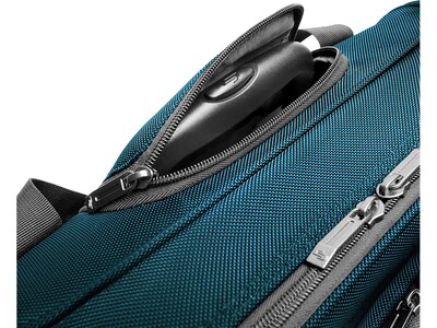 Solo New York Bryant 17.3" Polyester Rolling Laptop Bag, Blue Lagoon (PT138-20)