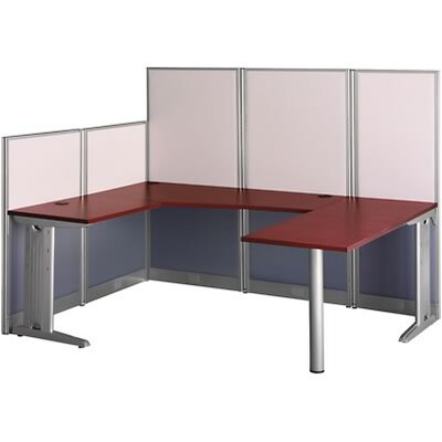 Bush® OFFICE-IN-AN-HOUR™ Furniture Collection; U-Workstation, Ready to Assemble