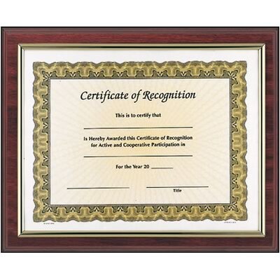 Awards4Work® Executive Frames; Mahogany