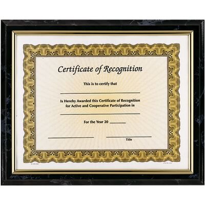 Awards4Work® Executive Frames; Black Marble