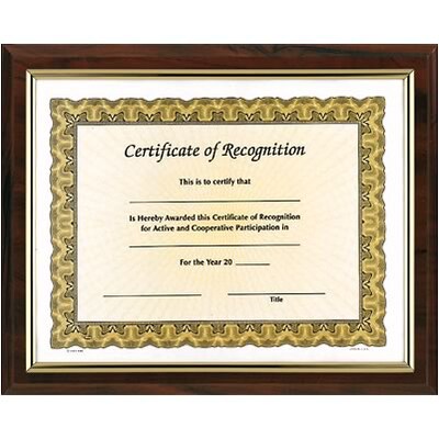 Awards4Work® Executive Frames; Walnut