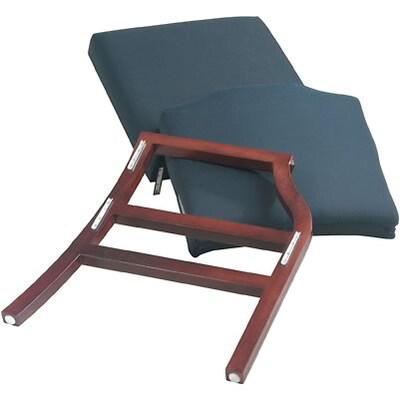Office Star™ Pro-Line II Reception Room Furniture in Mahogany Finish; Single Add-on Chair, Blue