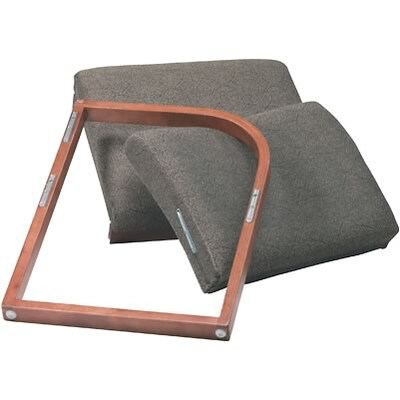 Office Star™ Pro-Line II Reception Room Furniture in Oak Finish; Single Add-on Chair, Moss