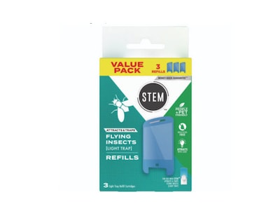 SC Johnson STEM Light Trap Refills, 3 Refills/Pack, 8 Packs/Carton (SJN370303)