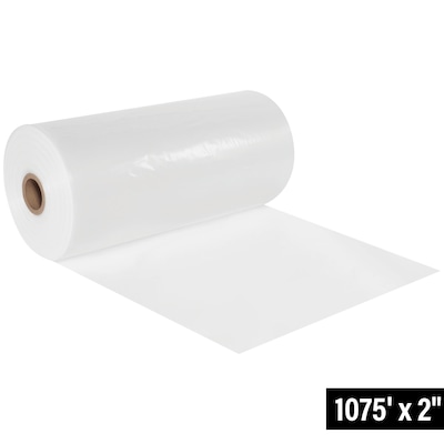 4 Mil Poly Tubing, 2 x 1075, Clear (PT0204)