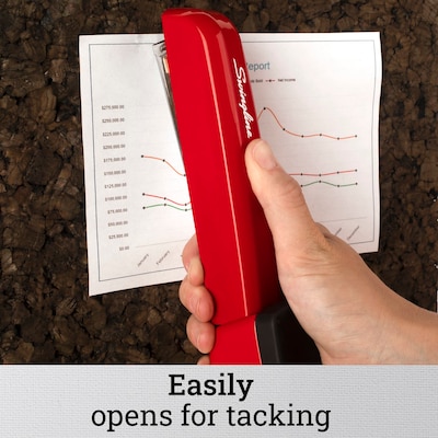 Swingline 747 Business Stapler, 30-Sheet Capacity, Rio Red (74736)