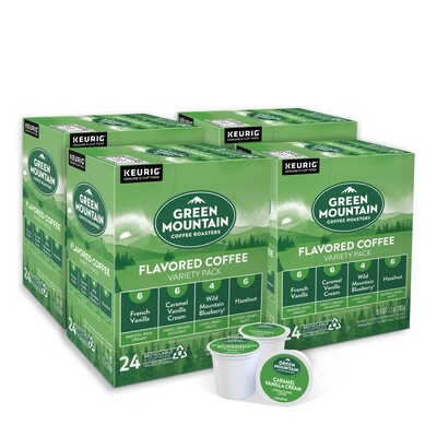 Green Mountain Variety Pack Coffee Keurig® K-Cup® Pods, Light Roast, 96/Carton (GMT6502CT)