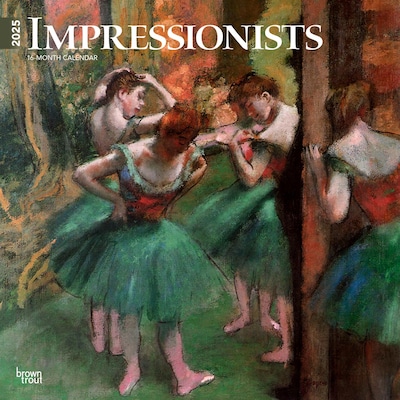 2025 BrownTrout Impressionists 12 x 12 Monthly Wall Calendar (9781975474942)