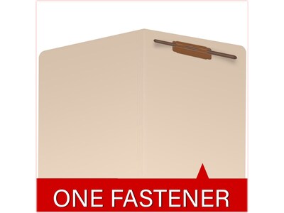 Medical Arts Press Reinforced End Tab File Folder, Straight Cut, Letter-Size, Manila, 50/Box (S-01314)
