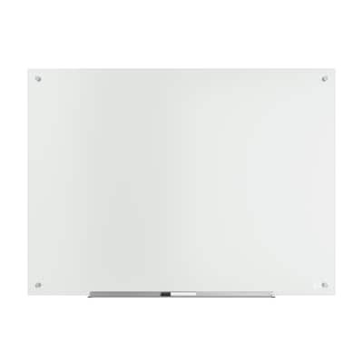 TRU RED™ Tempered Glass Dry Erase Board, Frosted, 4 x 3 (TR61199)