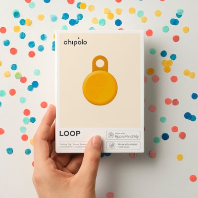 Chipolo LOOP Bluetooth Tracker, Honey (RSO.0000002)