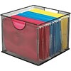 Quill Brand® Collapsible File Box, Black Mesh (7342794)