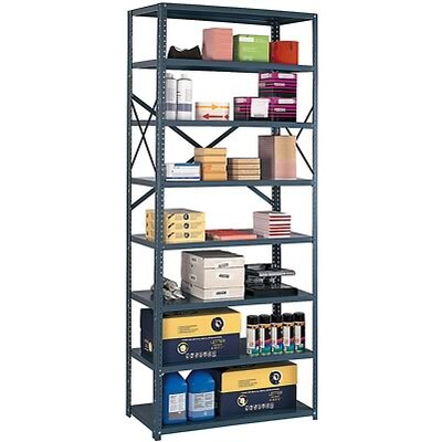 Edsal® 48-Wide Industrial-Grade Open Shelving; 24 Shelves, 8-Shelf