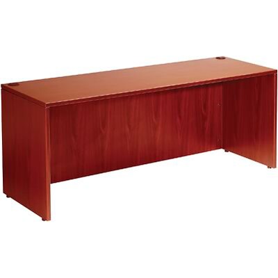 Boss® Laminate Collection in Cherry Finish; Desk Shell, 66Wx30"D