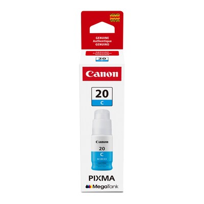 Canon GI-20 Cyan Standard Yield Ink Cartridge Refill (3394C001)