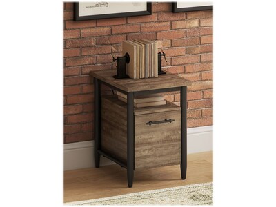 Thomasville Breslyn 1-Drawer Vertical File Cabinet, Assembled, Letter/Legal, Crosscut Hickory, 20"D (SPLS-BRDF-TV)