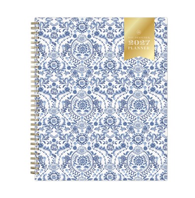 2027 Blue Sky Day Designer 8.5 x 11 Weekly & Monthly Planner, White/Blue (161670)