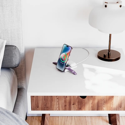 ALOGIC YOGA Magnetic Wireless Charging Stand, 15W, White (A31FWCWH)