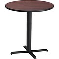 Safco Bistro Hospitality Round Tables, 41Hx36 Dia., Mahogany (CA36RHBT)