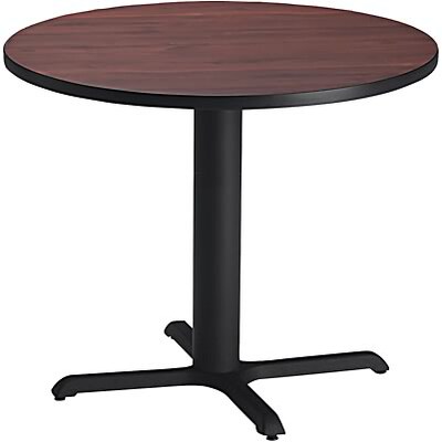 Safco Bistro Hospitality Round Tables, 28Hx36 Dia., Mahogany (CA36RLBT)