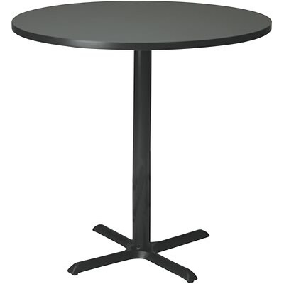 Safco Bistro Hospitality Round Tables; 41Hx42 Dia., Charcoal AnthraciteCA42RHBT