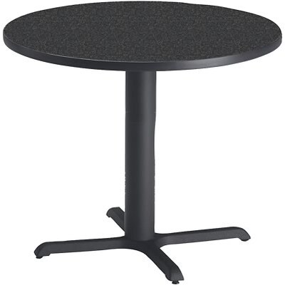 Safco Bistro Hospitality Round Tables, 28H x 42 Dia., Charcoal Anthracite (CA42RLBT)